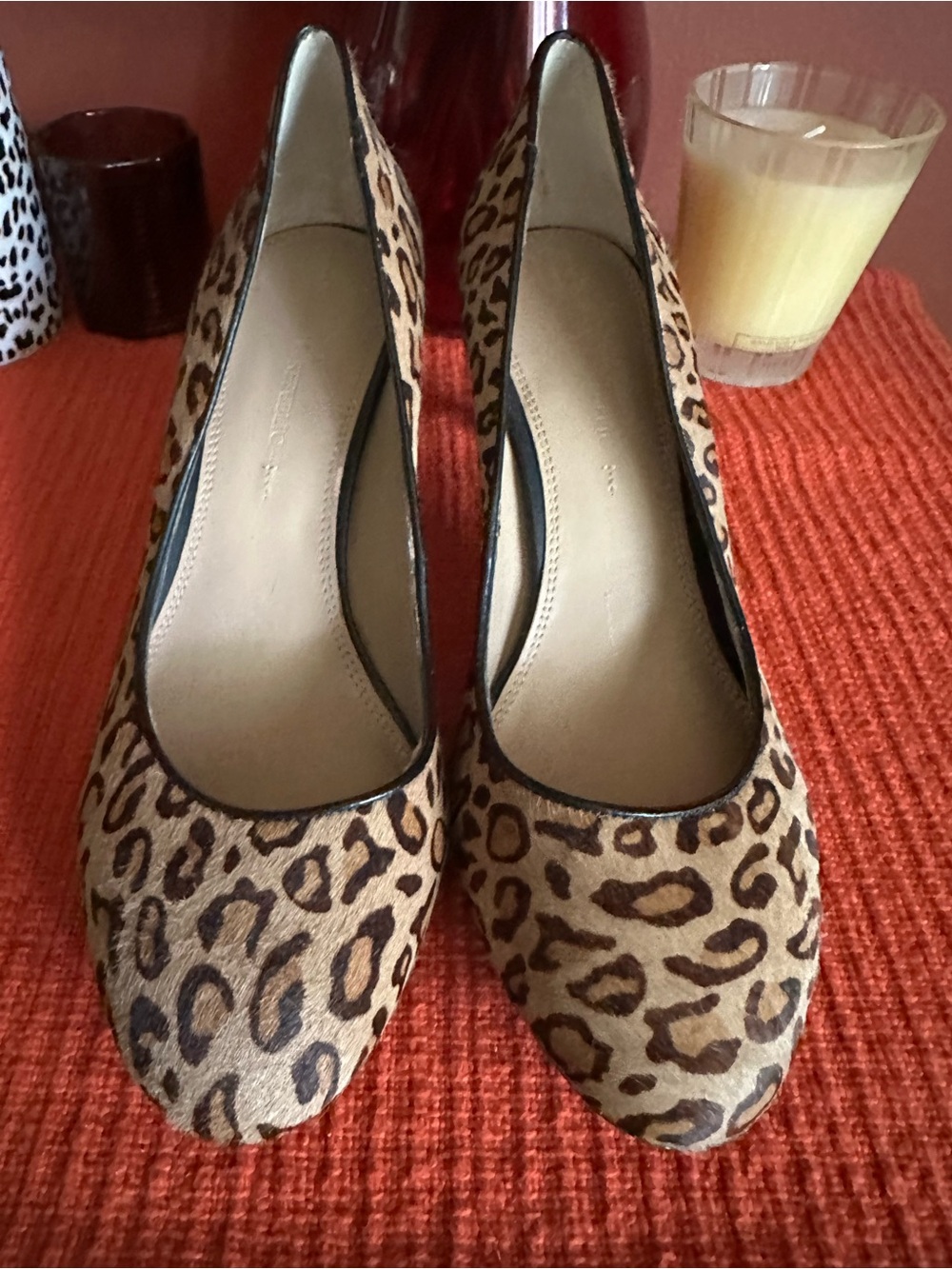 Banana Republic Leopard Print Pumps - Tan and Brown
